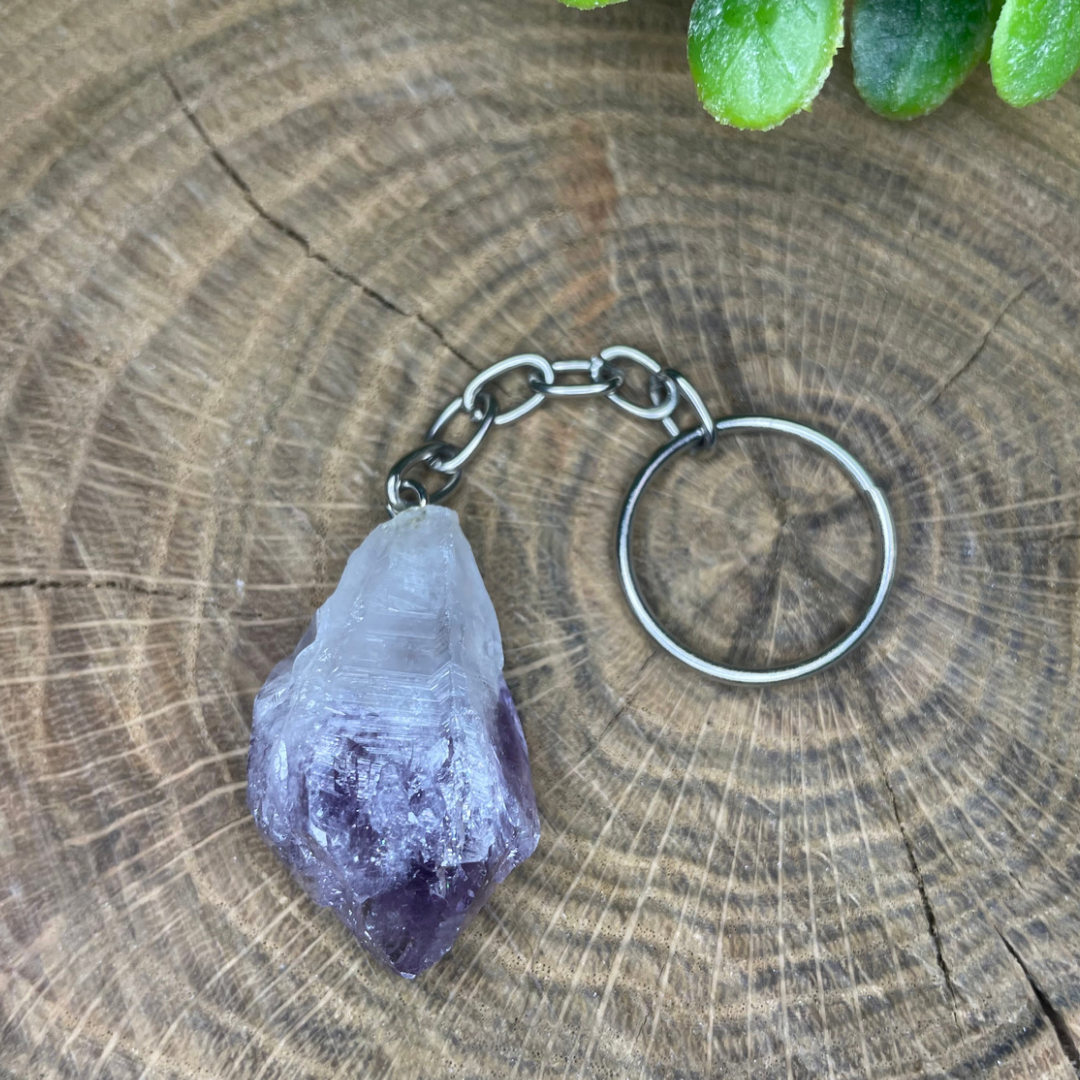 Amethyst Keychain