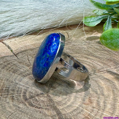 Lapis Lazuli Adjustable Ring